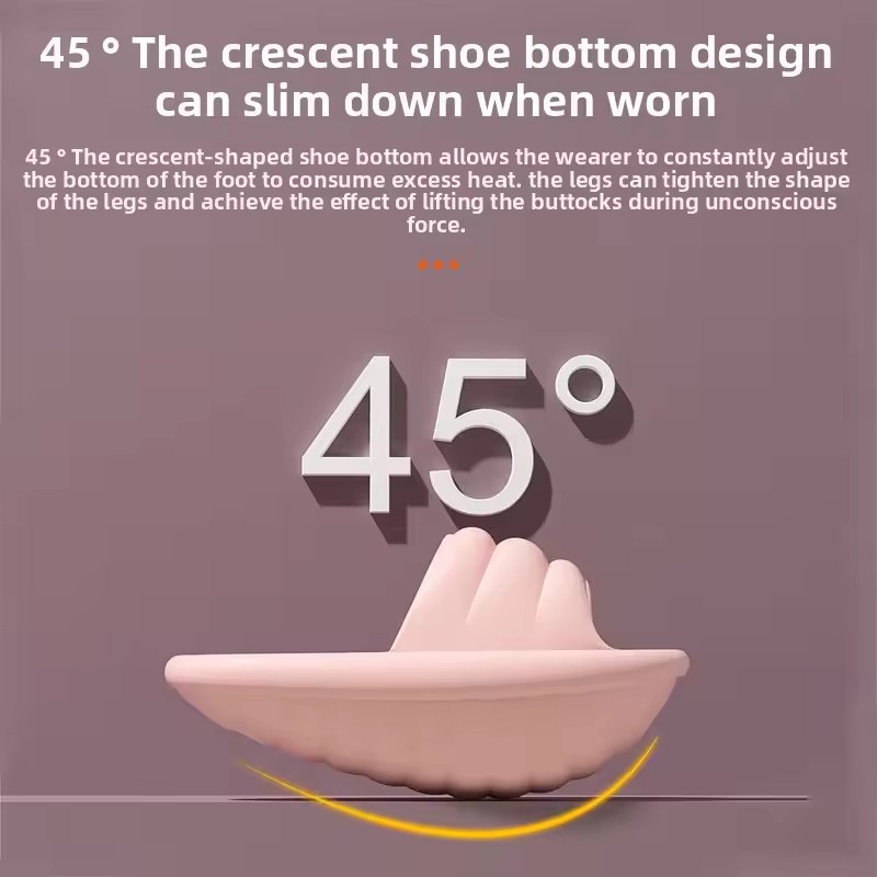 Slim Shoes, EVA Swing Shoes, Half Palm Shoes, Leg Shoes, Stretching Shoes, Yoga Shoes for Indoor Physical Training