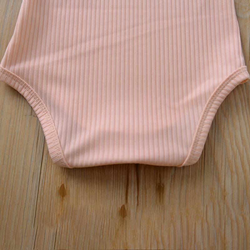 New Born Baby Girl Clothes Summer Short Sleeved Triangle Bag Fart Twin Baby Girls Flower Bodysuit Infant Cotton Onesie Pajamas