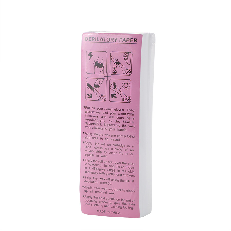 50pcs Removal Nonwoven Body Cloth Hair Remove Wax Paper Rolls Hair Removal Epilator Wax Strip Paper Roll