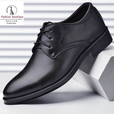 Men's leather shoes new business dress shoes men's extra large size 46 wild men's shoes 47 casual shoes 48
