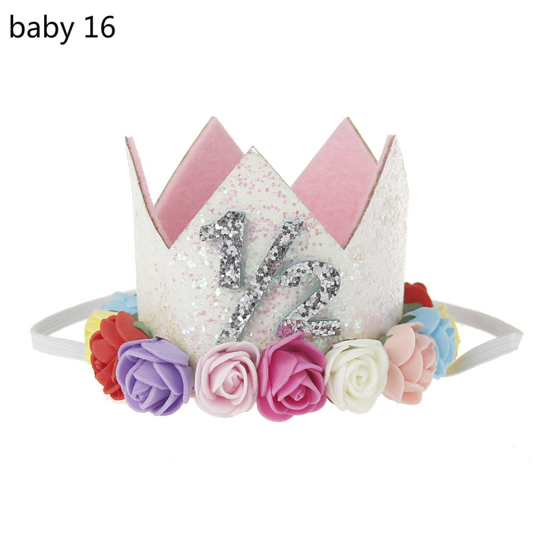 Europe and the United States new children flower crown hair with baby birthday party