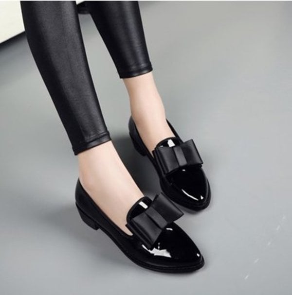 Flat Single Shoes Solid Color Casual Shoes Fashion Mother Shoes Women's Work Shoes