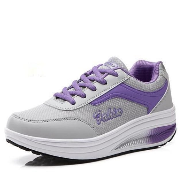 Platform Sneakers For Women Mesh Sports Shoes Lady Blue Women's Running Shoes Woman Sport Shoes Trainer Plus Size 35-42