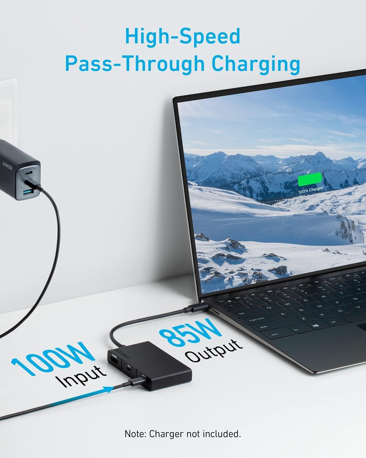 Anker USB C Hub 332 (5-in-1, 4K HDMI) Adapter – Expand USB-C Laptop with 4K HDMI, 2 USB-A 3.0 Ports, SD/TF Card Readers, Compact Dock Compatible with