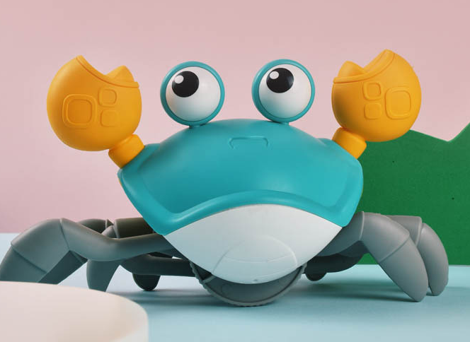 Baby bathroom toys land and water rope crabs children drag learn to walk swimming crabs beach boys and