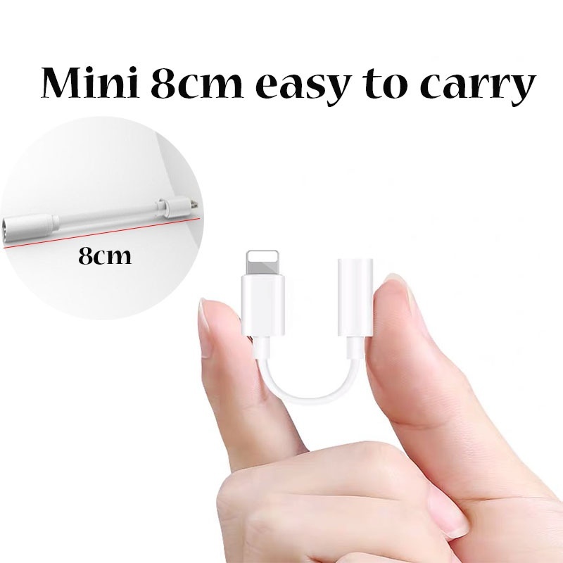 For IPhone To 3.5 Mm Headphone Jack Adapter for IPhone 7 & 7 Plus iphone 8 &8 Plus iphone X XR XS Max