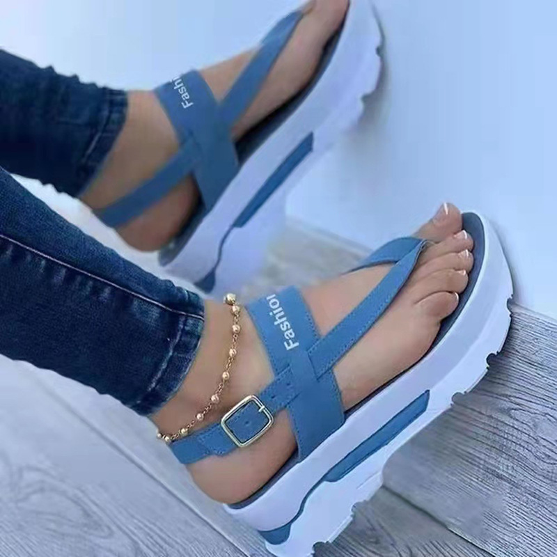 Women Sandals 2023 New Platform Sandals For Summer Wedges Shoes Women Platform Heels Sandalias Mujer Luxury Summer Flip Flops