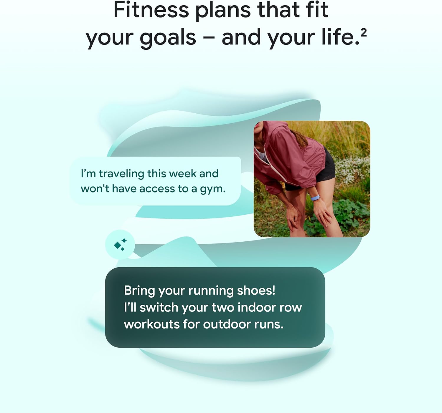 Google Fitbit Air - Screenless Activity Tracker with Fitness, Heart Rate, and Sleep Tracking - Personalized AI-Powered Coaching - Up to 7 Days’ Batter