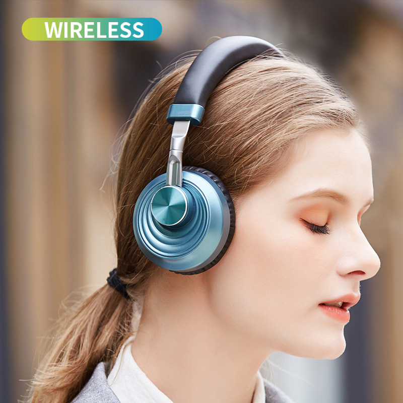 Wireless Headphones Bluetooth 5.0 Headset with Mic Over Ear Sports Running Earphone Support SD card for Phone Pc Lattop Mp3 TV