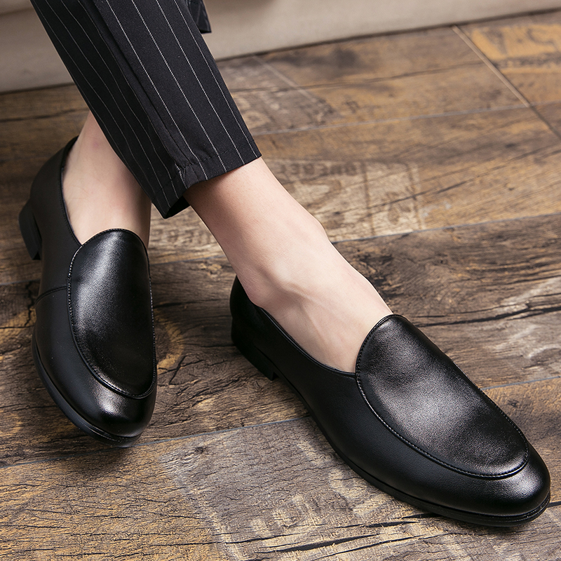 Loafers Wedding Men Shoes Solid Color Fashion Driving Shoes Business Casual Party Daily Versatile Simple Classic Dress Shoes