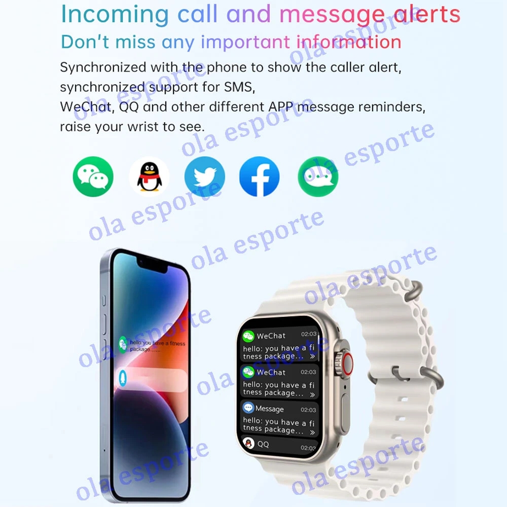 C900Ultra Smartwatch 2023 New Watch 8 Ultra Series 8 Ultra Men Women Bluetooth Call Waterproof Wireless Charging Smart Watch
