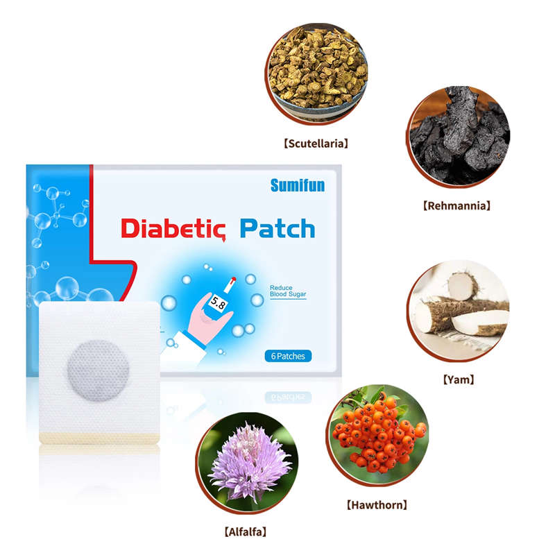 Diabetic Patch Stabilizes Blood Sugar Balance Glucose Content Natural Herbs Diabetes Plaster