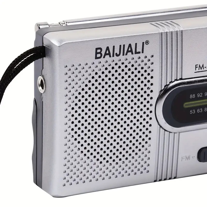 New Portable Elderly Pocket Mini Radio Built-in Speaker Full Band AM/FM Battery Long Standby Strong Signal For Outdoor Sport