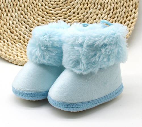 Winter boots cute baby female baby comfortable soft bottom toddler shoes
