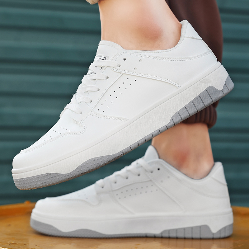 2023 new breathable sports board shoes men fashion trend sports shoes small white shoes
