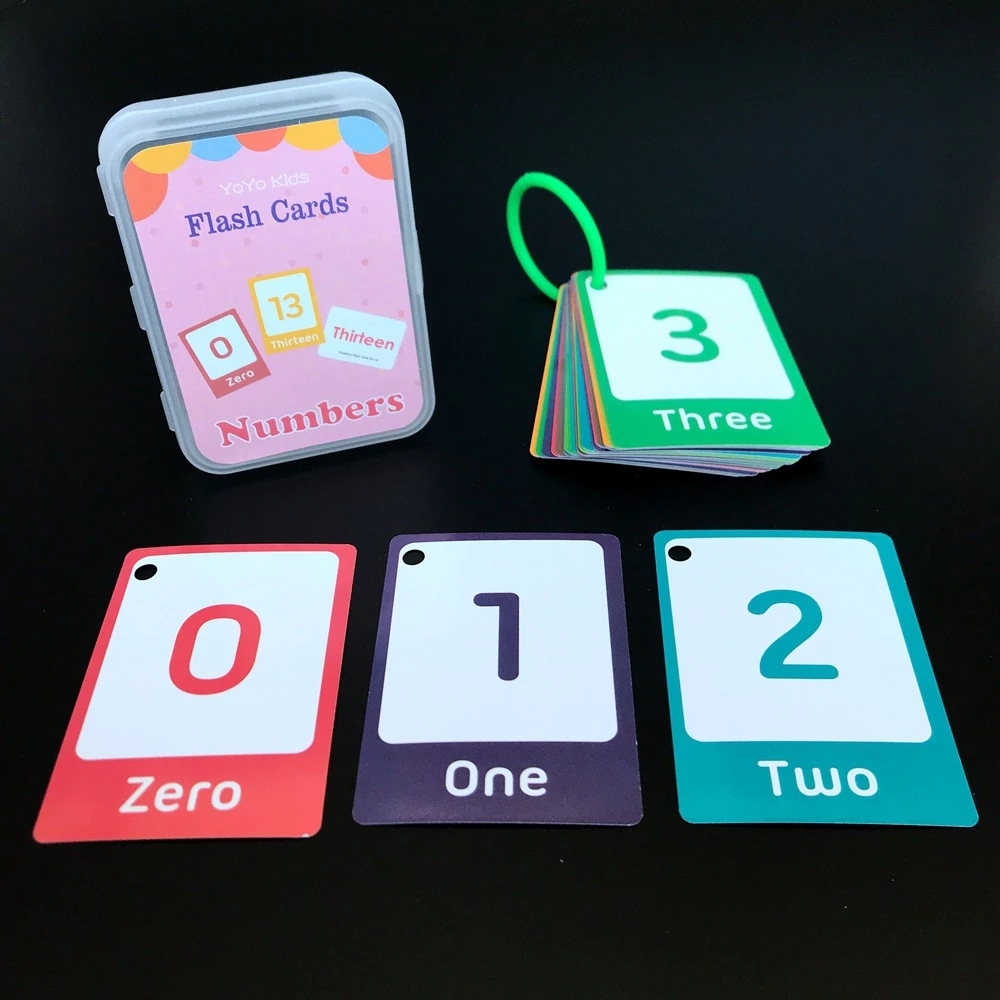 Kids Montessori Baby Learn English Word Card Flashcards Cognitive Educational Toys Picture Memorise Games Gifts for Children