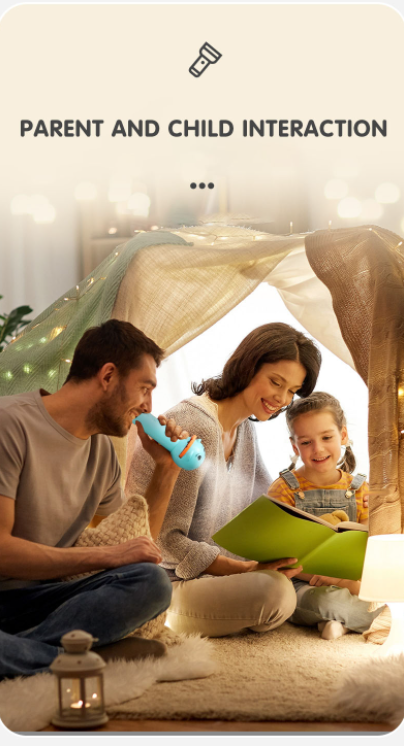Baby Sleeping Storybook Flashlight Projector Flashlight Toys Early Education Toys Children's Gifts Lighting Toys