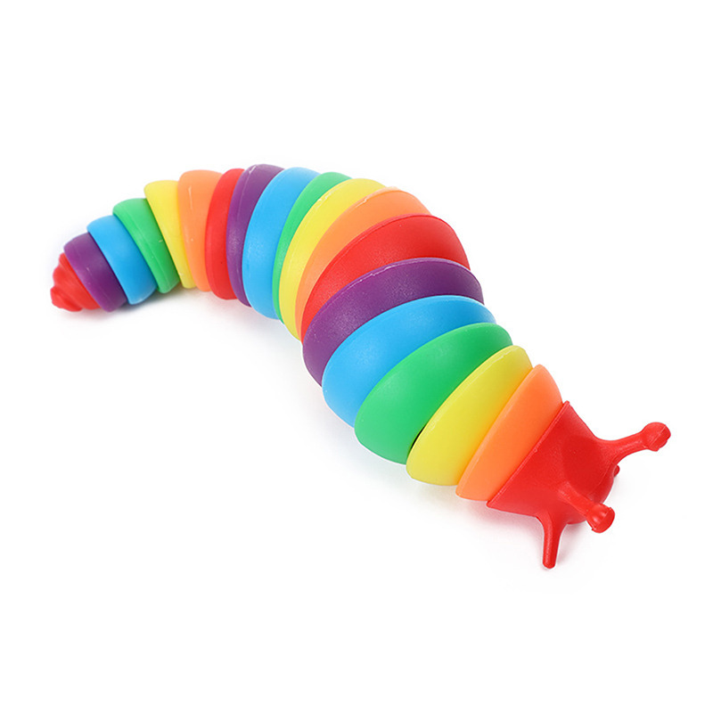 2023 Toy Fat Brain Slug Articulated Flexible 3D Slug Fidget Toy All Ages Relief Anti-Anxiety Sensory Toys for Children Aldult1