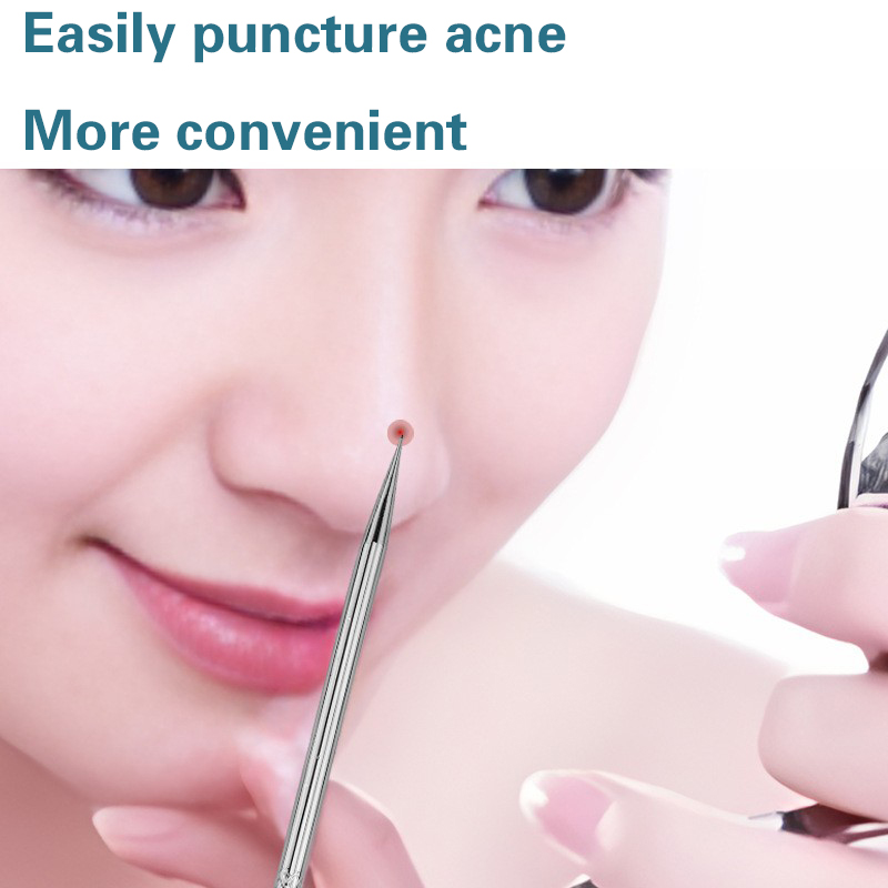 Ultra sharp stainless steel acne removal needle set,blackhead remover,beauty salon specific acne extraction tool set,tweezers