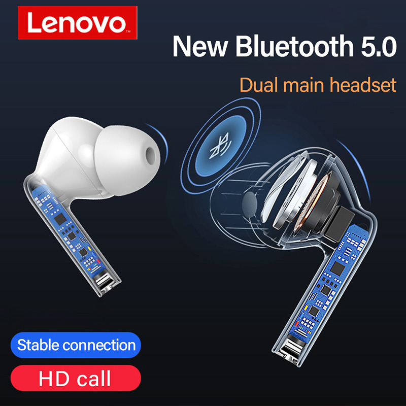 Lenovo Wireless Earphone XT90 TWS Bluetooth 5.0 Sports Headphone Touch Button IPX5 Waterproof Earplugs with 300mAh Charging Box