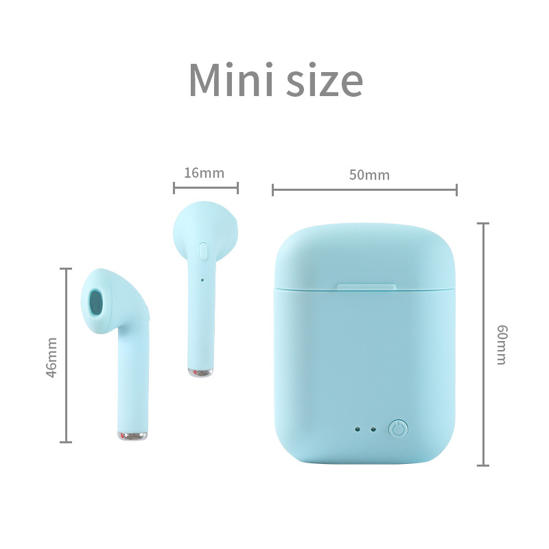 I7mini2 Makaron Wireless Noise Reduction Headset Tws Two-ear Sports Wireless Headset Multi-color