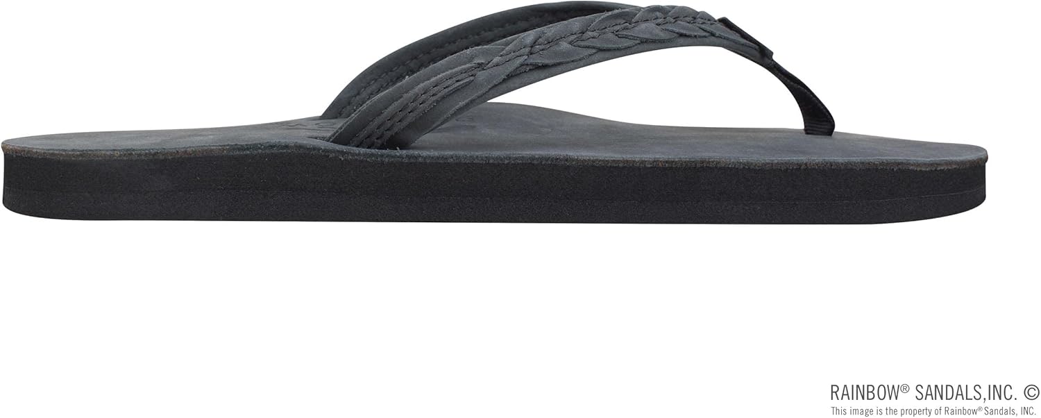 Rainbow Sandals Madison - Single Layer Arch Support with a Braid on a 1/2" Narrow Strap