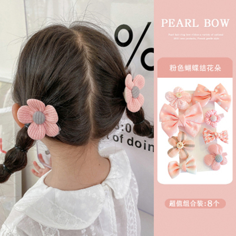 Children's Hair Clip Beanie Clip Cute Princess Headdress Plush Clip Little Girls Hair Accessories Broken Hair Clip Hair Card Hea