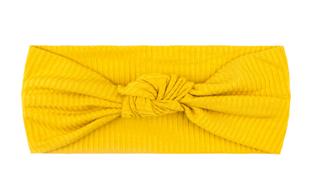 Children's thread knotted wide headband baby turban