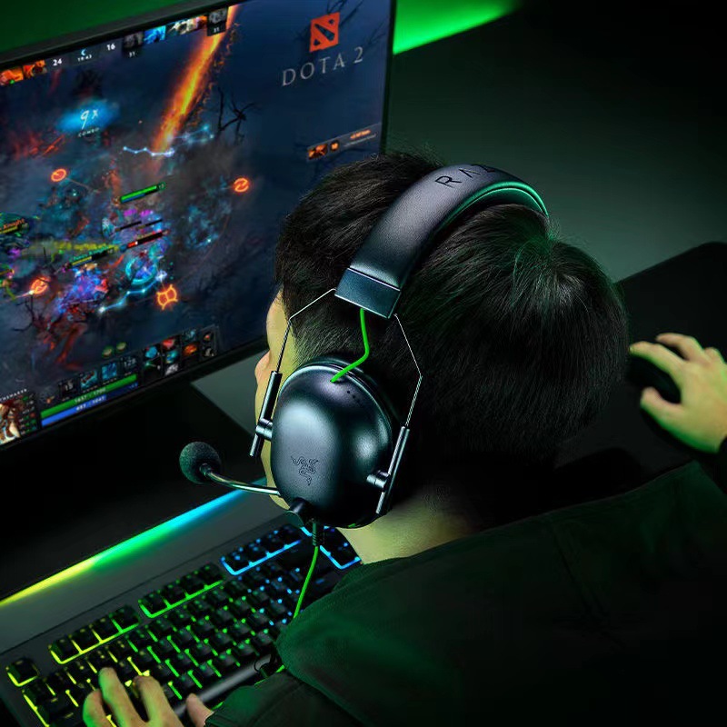 2023 Razer BlackShark V2 X Headphone Wired Gaming Headset: 7.1 Surround Sound- Game For PS4,PS5, Nintendo Switch, Xbox