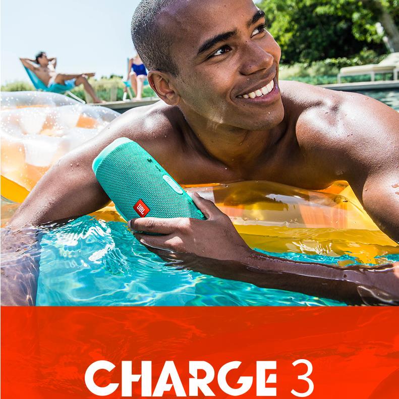 JBL Charge 3 IPX7 Waterproof Outdoor Music Hifi Sound Deep Bass Speaker JBL Charge3 Wireless Bluetooth Portable Speaker