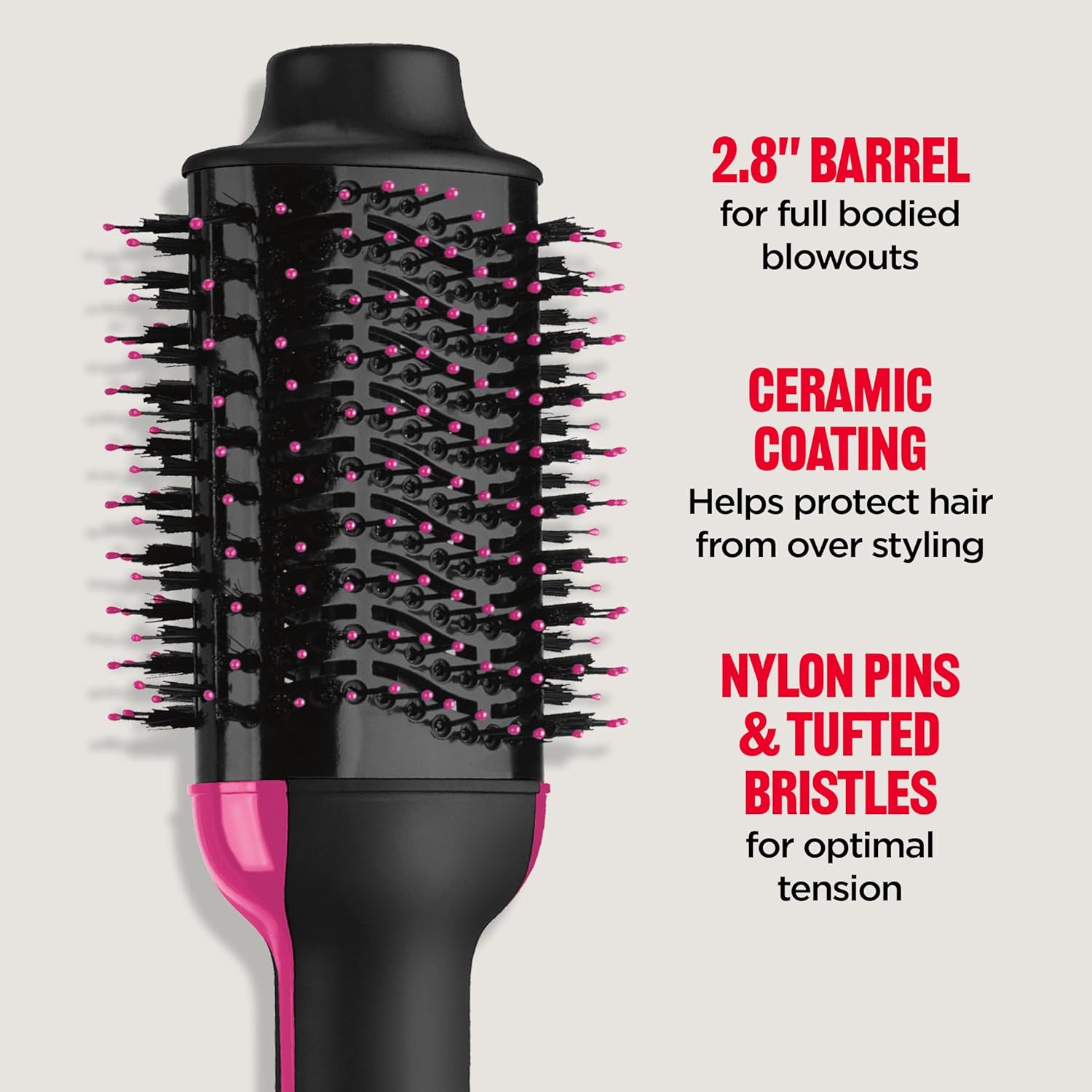 REVLON One-Step Volumizer Hair Dryer and Styler – Easy Salon-Style Blowouts – Less Frizz, More Shine, and Reduced Heat Damage, for All Hair Types and