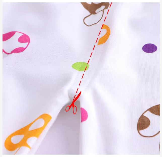 5-piece set of baby underwear newborn pure cotton baby clothing neutral baby underwear set 0-3 months old