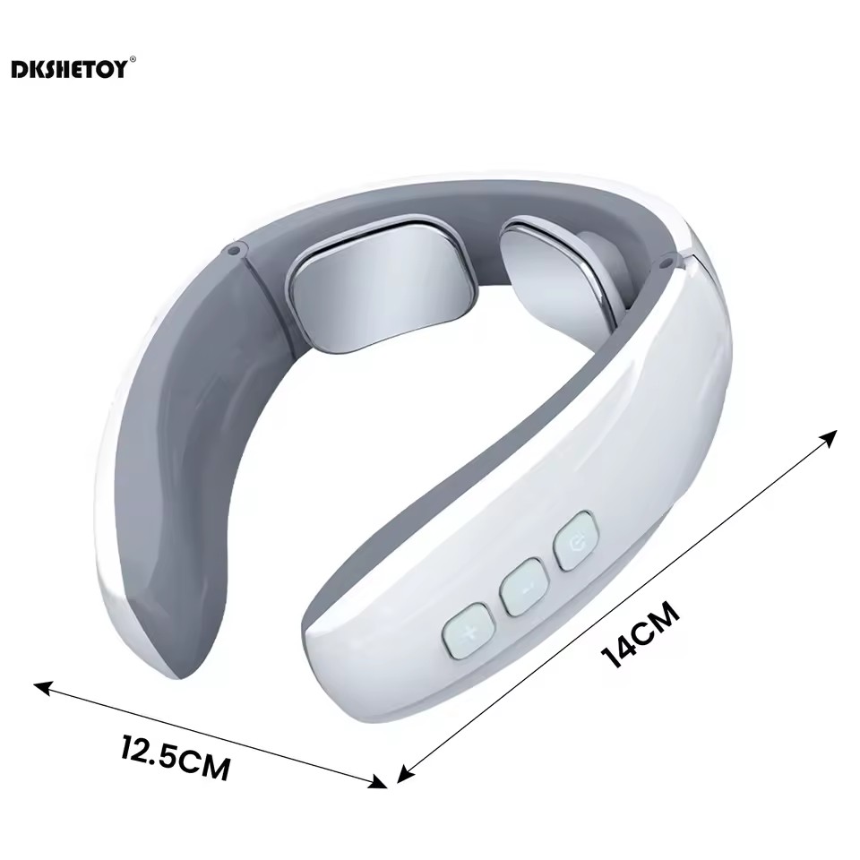 Smart Neck massager Electric Acupoints Shoulder Body Lymphvity Massage Device Low Frequency Magnetic Therapy Pulse Pain Relief