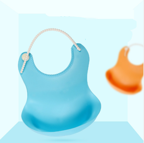 New baby rice bowl, three-dimensional waterproof bib, baby eating pocket, disposable bib