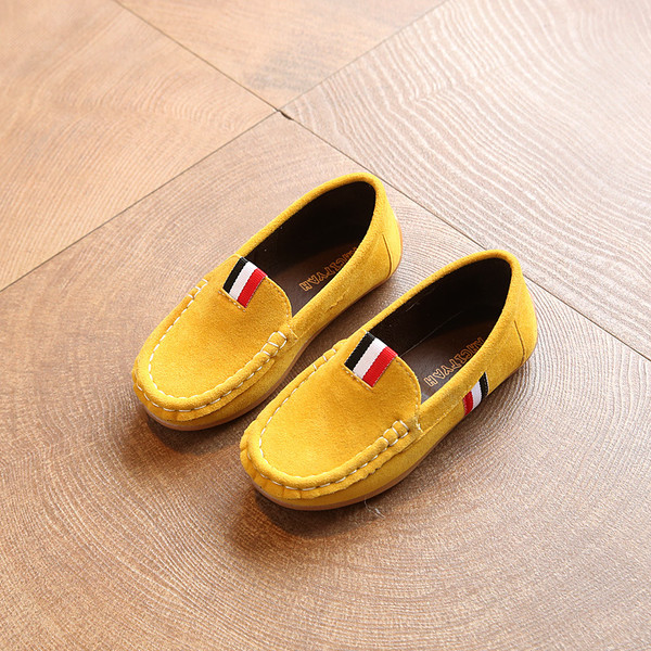 Kids Children Fashion Korean Boys Girls Summer Shoes Soft Frost Non-slip Sandals Boat Shoes Loafers