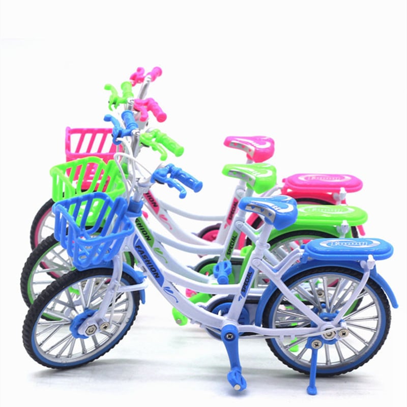 1: 10 Simulation Mini Alloy Bicycle Mountain Bike Alloy Bicycle Model Toy Collection Decoration