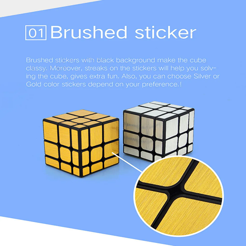 Moyu Meilong Mirror 3x3x3 Cube Professional Speed 33 Magic Cube Puzzle Magico Cubo Toy For Children Birthday Christmas Gifts