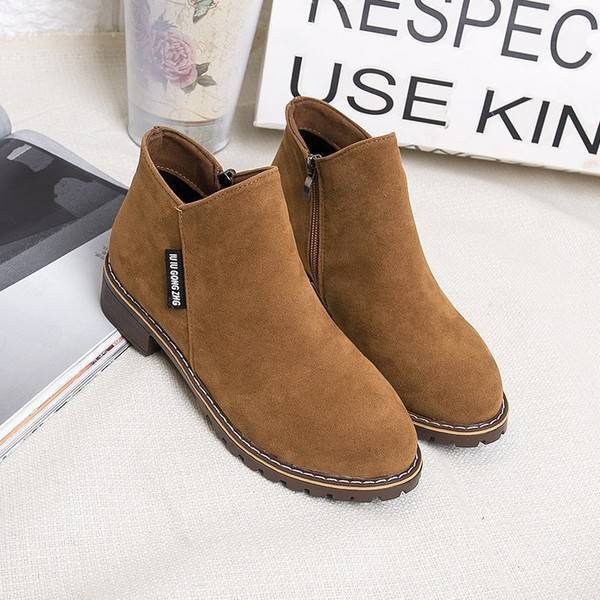Martin boots, women's boots, frosted skin, new ladies, women's shoes, flat bottomed shoes, and women's boots