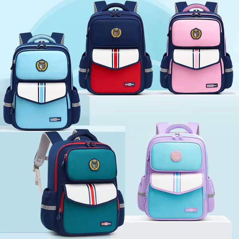Children Schoolbag Primary School Students Boys Breathable Shoulder Girls British Style Large Capacity Multi Functional Backpack