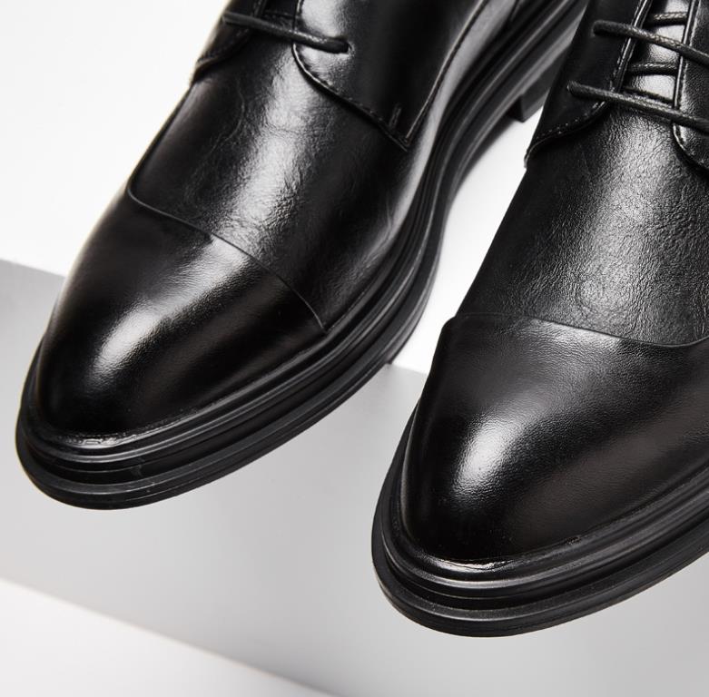 Popular New All-match Pointed Toe Business Formal Leather Shoes British Men's Casual Shoes Trend