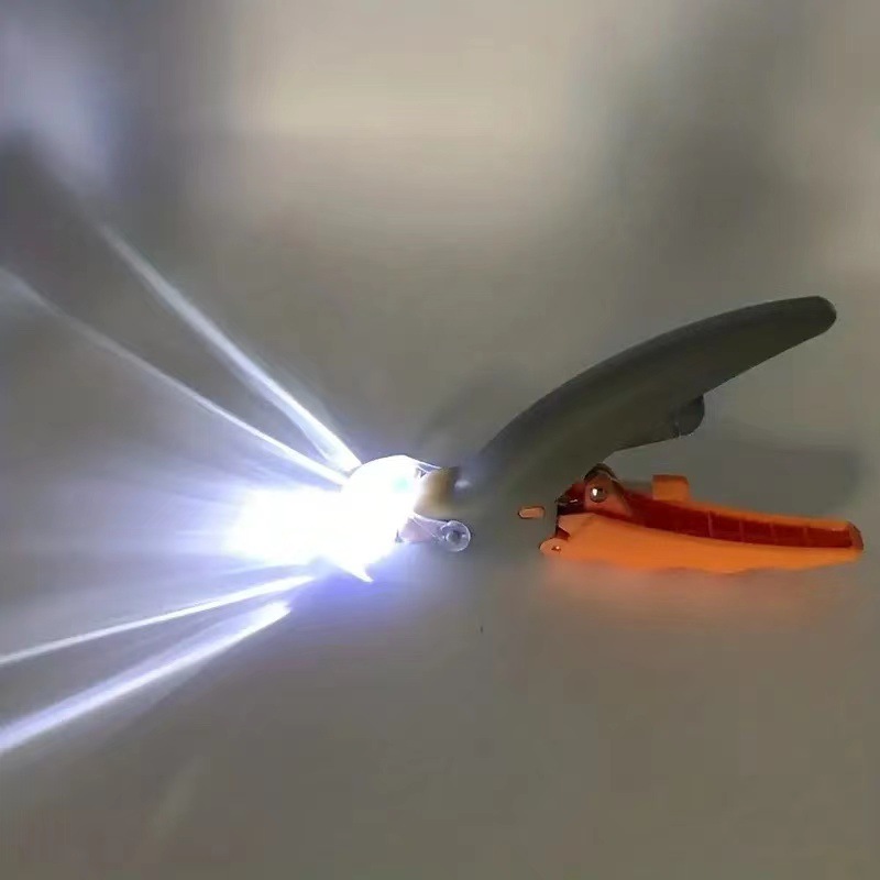 Pet cat and dog nail clippers with LED lights, polishing pet cleaning supplies