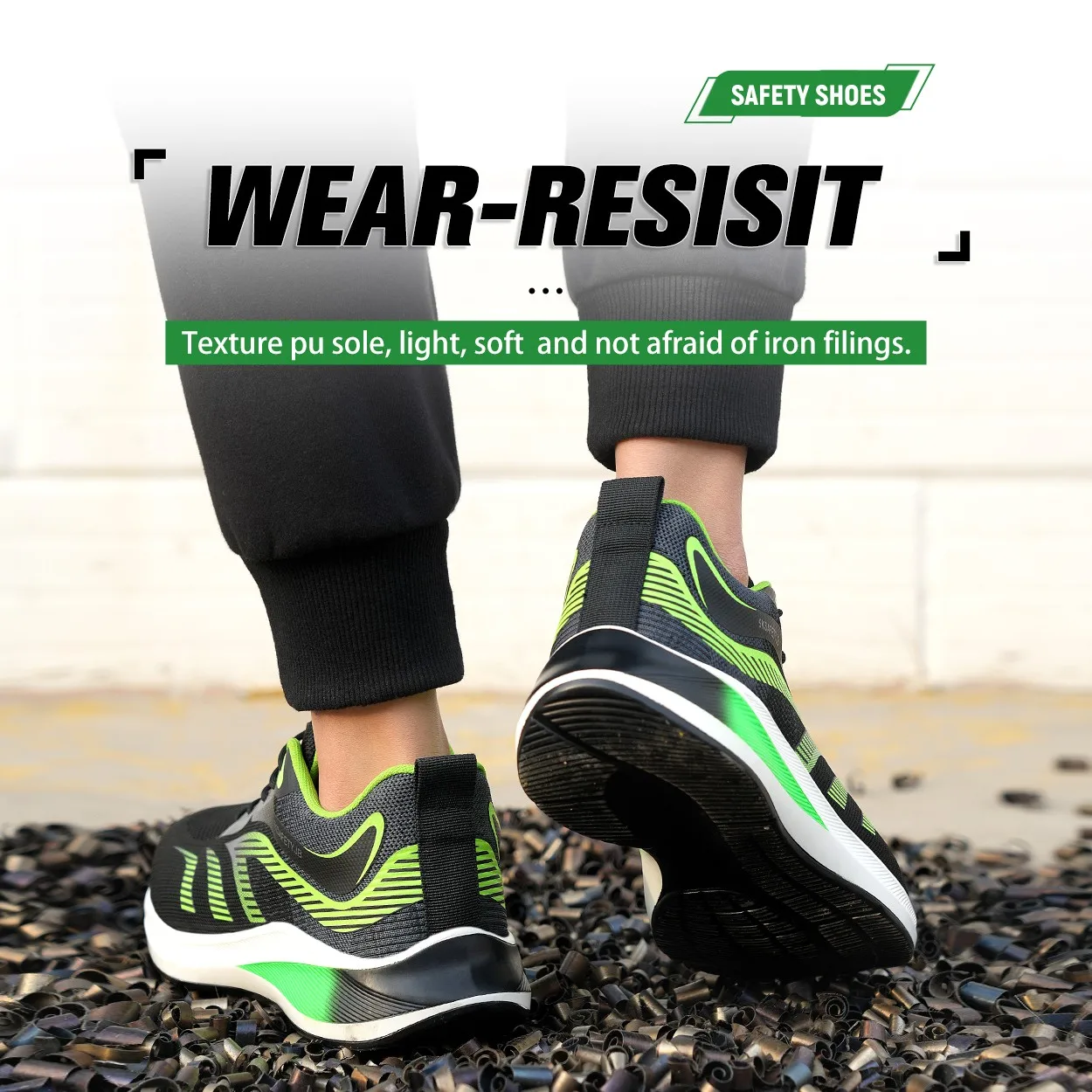 2024 New Men's Safety Shoes Ultra Light Flying Woven Steel Toe Caps Breathable Anti Smashing Piercing Zapatos De Seguridad