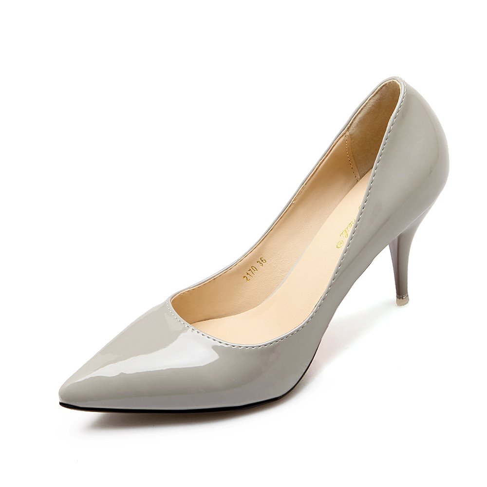 High Heels Metal Head Pointed Sexy Women Pumps Shoes