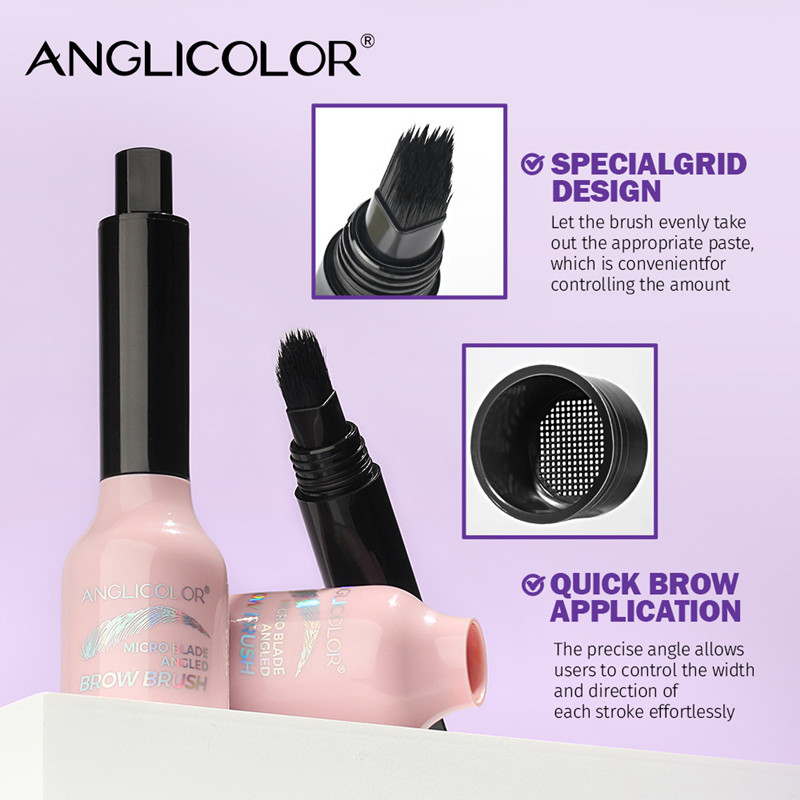1PC 6-color Eyebrow Cream Large Brush Head Eyebrows Hairline Multi-purpose Non-smudge Makeup Press Wild Eyebrow Pencil