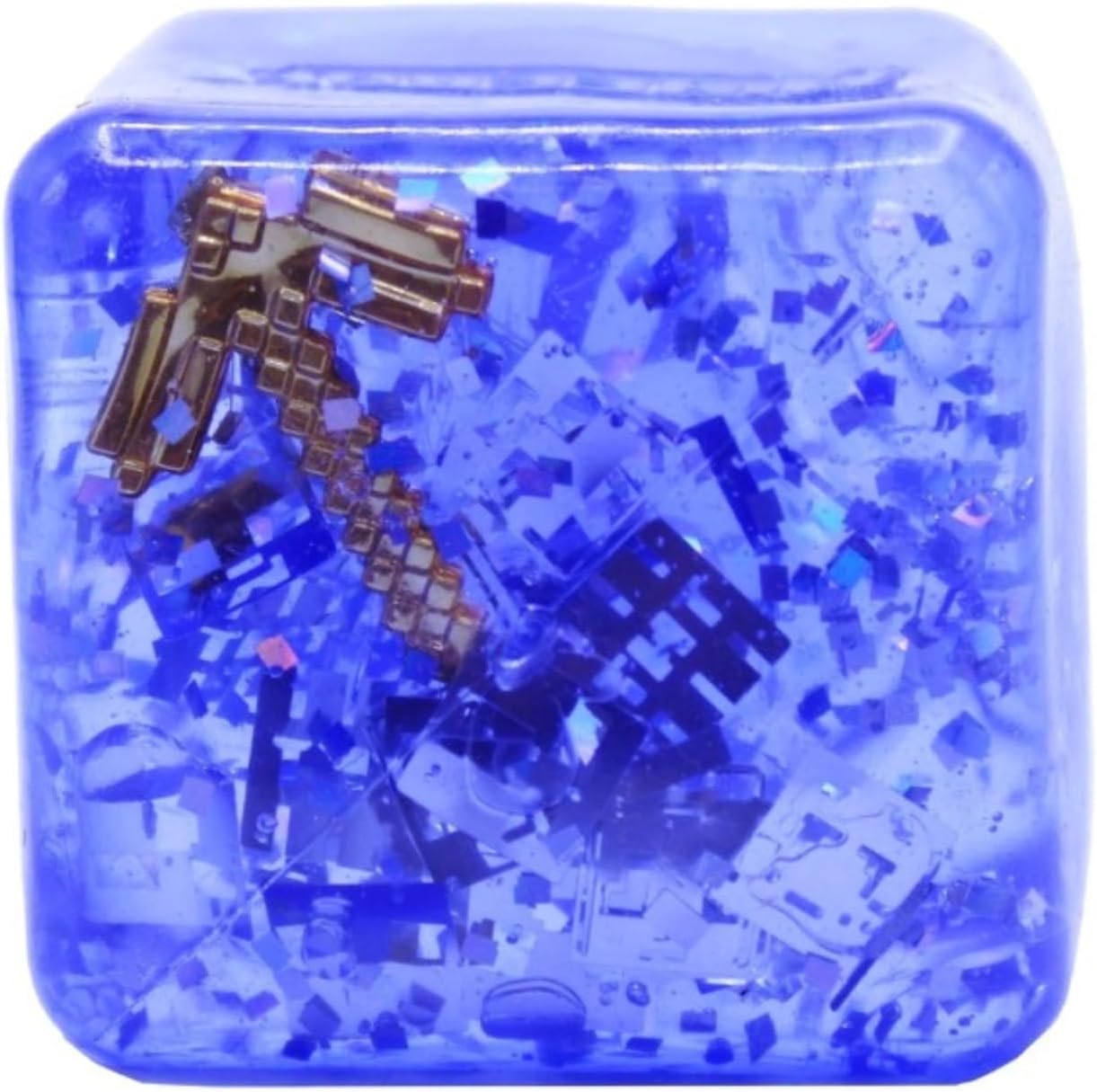 Minecraft Jelly Cube Fidget Toy – Officially Licensed Sensory Stress Reliever with Super Solid Squish – Collectible Squishy Cube for Kids & Adults – 5
