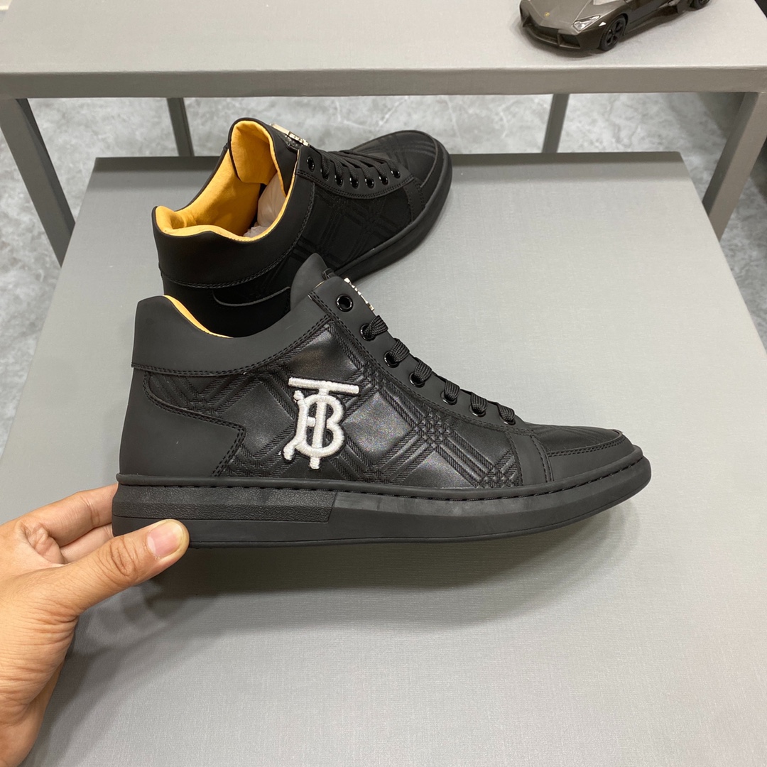Burberry sneakers Breathable sneakers High-top casual shoes Lightweight sneakers Couple shoes Size: 38-44