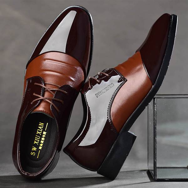 Fashion men business suede shoes
