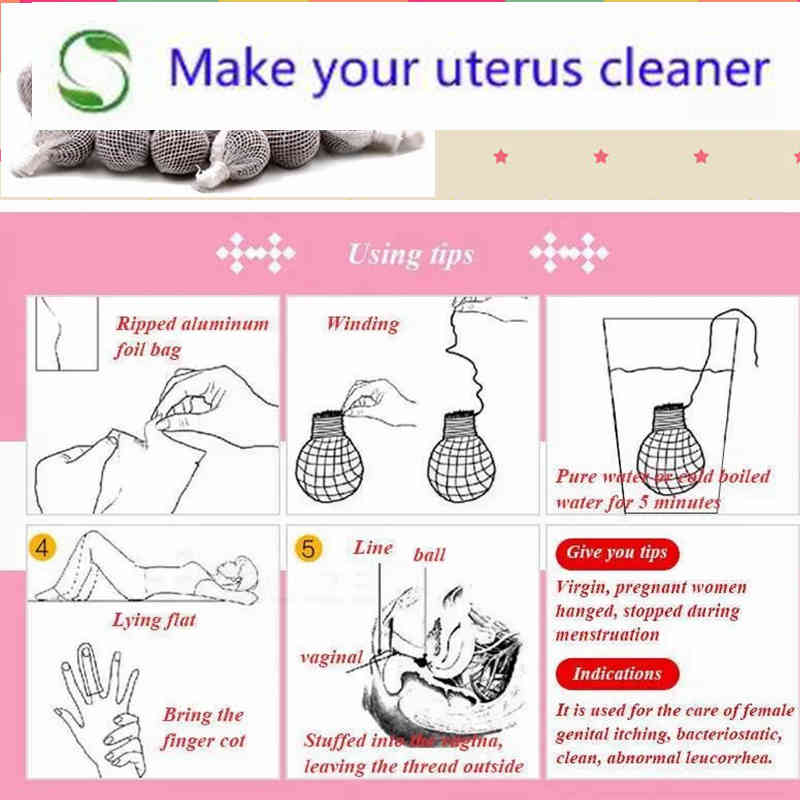 10pcs Clean Point Tampons For Woman Vagina Care Yoni Pearls Womb Healing Beautiful Life Wellness Feminine Hygiene