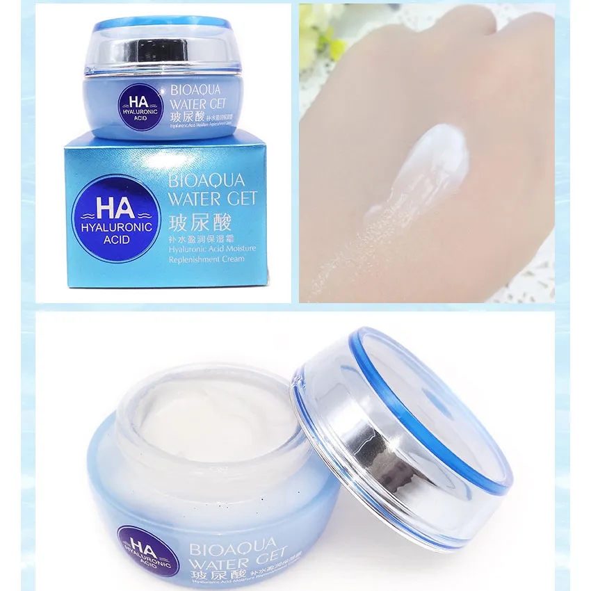 BIOAQUA Hyaluronic Acid Day Cream Whitening Moisturizing Anti Wrinkle Anti Aging Face Cream Face Care