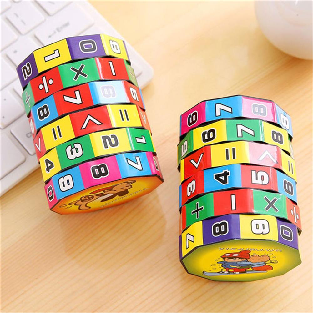 Children Montessori Games Mathematics Numbers Magic Cube Toy Puzzle Game Kids Learning Education Math Toy Fun Calculate Game